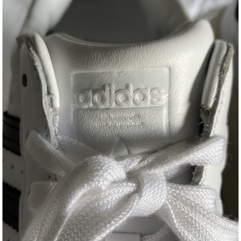 ADIDAS x Beyonce Ivy Park Superstar Platform Cloud White & Black Sneakers Sz 5.5 - Picture 5 of 9